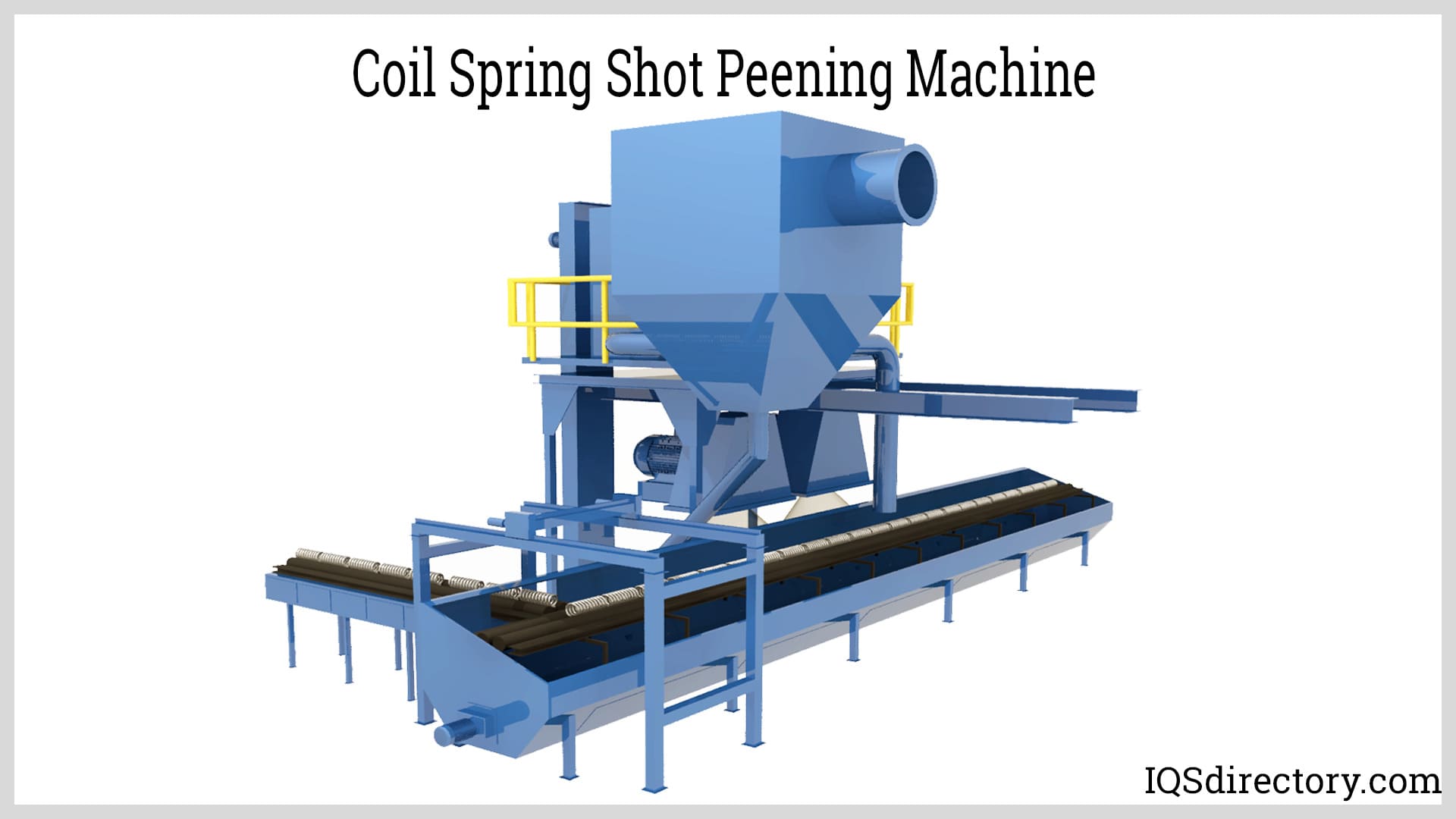 Coil Spring Shot Peening Machine