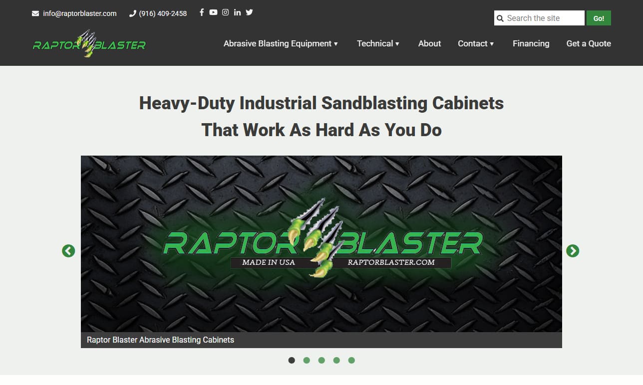 Raptor Blasting Systems LLC Raptor Blasting Systems LLC
